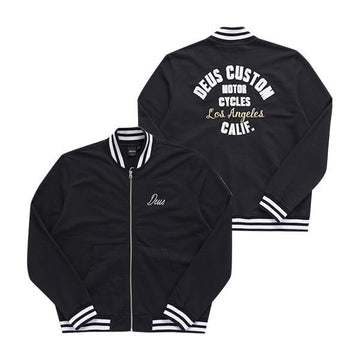 DEUS EX MACHINA DMP248385 BLK (Patron) Herren Fleece Bomberjacke 144648295