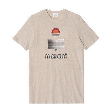 ISABEL MARANT KARMAN Leinen Herren Kurzarmshirt 23EC 144701744