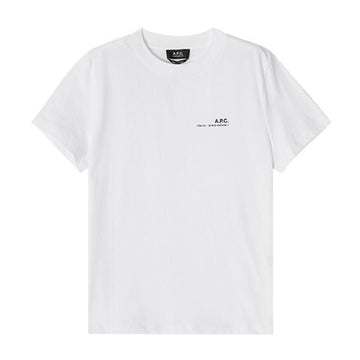 APC タグ ホワイト/ブラック アイテム スタンダード グランド ユニセックス Tシャツ 144730560