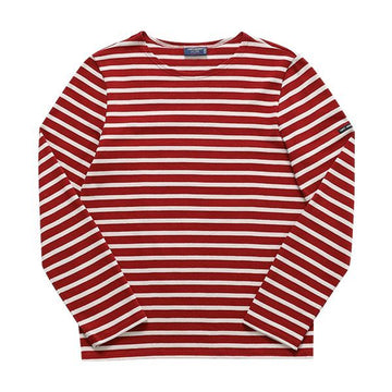 Saint James 6870 PERSAN ECRU Meridian Modern Stripe Unisex Long Sleeve T-Shirt 144734718