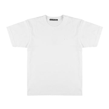 ACNE STUDIOS CL0290 OPTIC WHITE (183) Gesicht Logo Patch Unisex T-Shirt 144730567