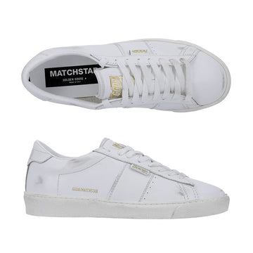 GOLDEN GOOSE Matchstar Shiny Leather White Tab Sneaker F006367 10100 144598684