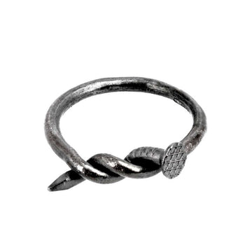 GUIDI G-AN38 NAIL Brushed Silver Ring 144598714