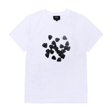 APC MUSIQUE ピクタラム 半袖Tシャツ M26483 AAB WHITE 144730284 [P]