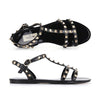Valentino Rockstud Flat Sandals 144731542 [P]