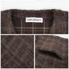 Our Legacy M4256CD BROWN Dorf Check Cardigan 143810201 [P]