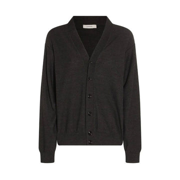 LEMAIRE 25FW Wool Relaxed Twist Cardigan Anthracite TO1082 LK087 966 146843798