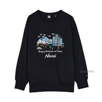 NANGA Eco Sweatshirt P.BLK FW25 146848955