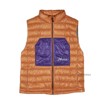 NANGA N2530 0B073C ORG FW25 Men's Duck Down Padded Vest 146848975