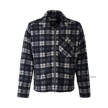 MONCLER Männer Karomuster Überhemd Jacke 146849003