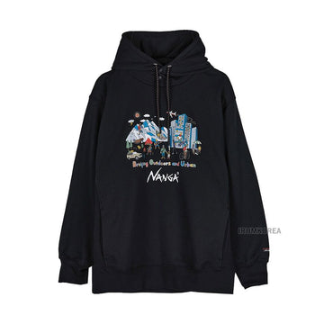 NANGA Eco-Hoodie P.BLK FW25 Herren N2530 1Q069Z 146849011