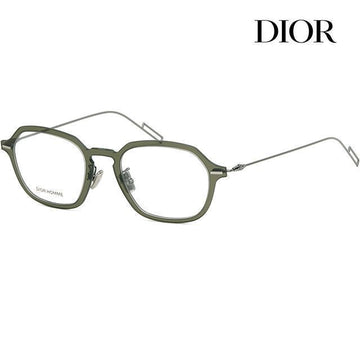 Dior DISAPPEAR04 1ED Luxury Transparent Horn-Rimmed Green Square 86675820