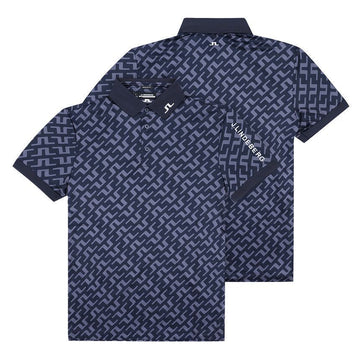 J Lindeberg Tour Tech Printed Regular Fit Polo Golf Shirt for Men O518 144701779