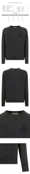 ISABEL MARANT 25SS MILLA ロゴ フリース セーター ダークグレー SW0004FA C1M04E 02DG 132770803 [P]