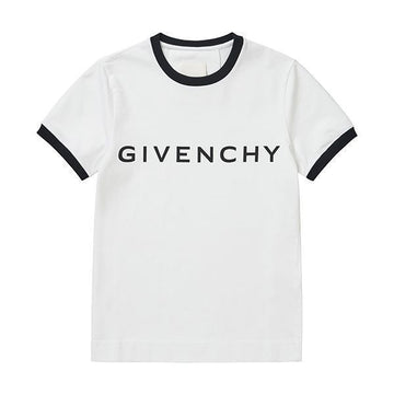 Givenchy Akita Logo Slim Fit Contrast Ringer T-Shirt 145240000
