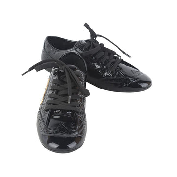 Louis Vuitton Lyric Patent Lace-Up Flat Sneakers 34 1/2 146915134