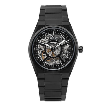GEIGER スケルトンダイヤル メンズ メタルウォッチ GE1228BB 146915987