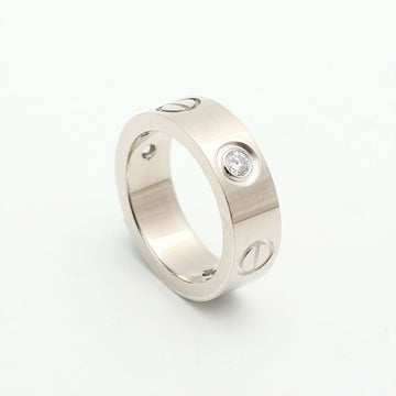 Cartier Love Ring White Gold 3P Diamond Classic 46 Size B4032500 Box 146917315