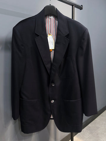 THOM BROWNE オーバーフィットネイビーブレザー 00473 415 146919699