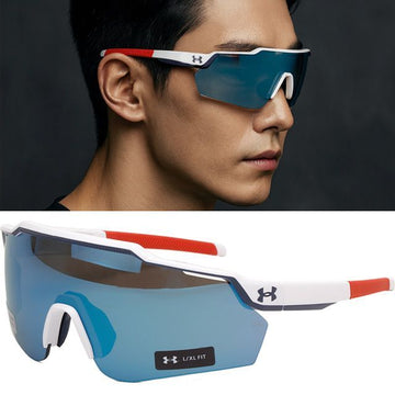 UNDER ARMOUR Sonnenbrille LEVELUP WWKW1 Blauer Spiegel Goggles Tennis Baseball Sportliche Mode 146926275