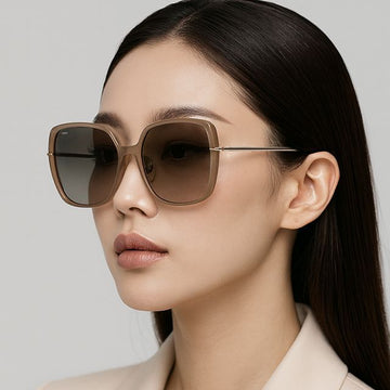 MAXMARA サングラス MM0112K 57F 名品 四角 メガネ 大きめ フィット ファッション アジアフィット 146926308