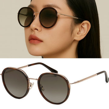 MAXMARA サングラス MM0109K 52F 名品ファッションラウンドソルテックスダークハバナ 146926316