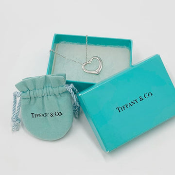 TIFFANY & CO エルサ・ペレッティ オープンハート 22mm ネックレス シルバー 名品 ジュエリー フルセット NO.58 146926367