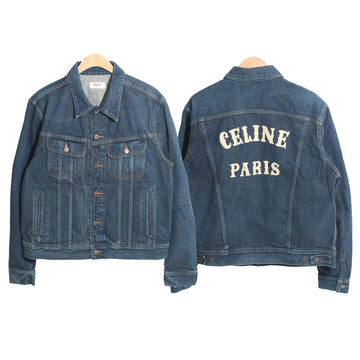 Celine 25SS Back Logo Denim Jacket Dark Blue RV0DX789D CBF8 146926936