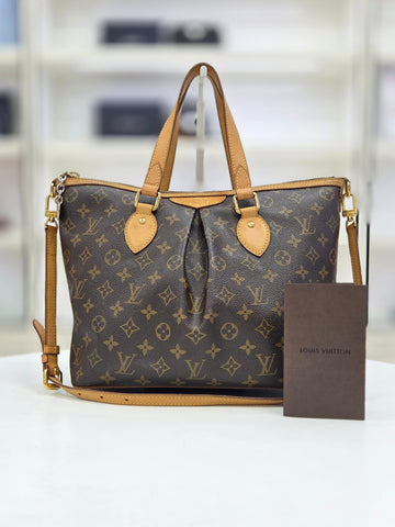 Louis Vuitton Monogram Canvas Palermo PM Tote Shoulder Bag M40145 146930292