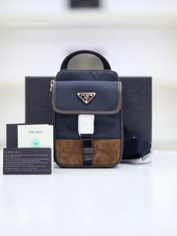 PRADA Zweifarbiger Handyhalter Crossbody 2ZH194 146930345