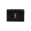 Saint Laurent Cassandra Monogram Matelassé Gold Mini Wallet 146942573 [P]