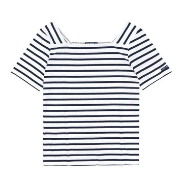 SAINT JAMES プレンフ ストライプ レディース 半袖Tシャツ 8952 NEIGE MARINE 146942594 [P]