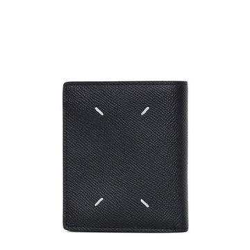 MAISON MARGIELA Schwarz gestickte Geldbörse 146945092