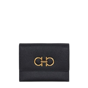 SALVATORE FERRAGAMO ブラックガンチーニカードケース 22 0861 0779901 146945794