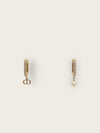 Dior D Fusion Crystal Pearl Earring Gold 146946565 [P]