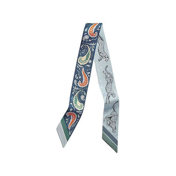 Hermes Guepards Bandana Twilly Silk Women's Scarf H064179S 04 146947584