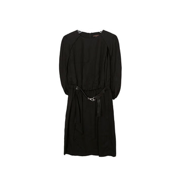 LOUIS VUITTON 36サイズ スリーブレス ベルトワンピース 146725034