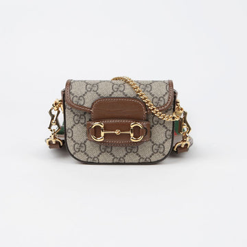 Gucci Horsebit 1955 Web Strap Wallet Shoulder Crossbody Bag 699760 146725395