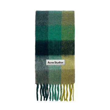ACNE STUDIOS Mohair Karomuster Übergröße Schal DQD 146965504
