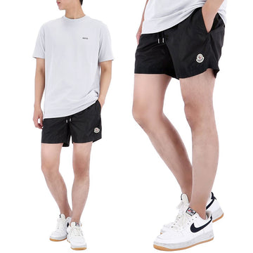MONCLER Schwimmshorts mit Logo-Patch 2C00006 53326 999 146989495