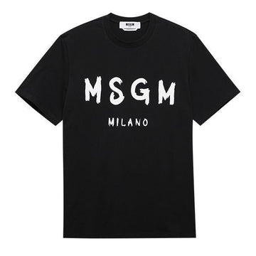 MSGM Brushed Logo Men's Short Sleeve T-Shirt 2000MM510 200002 99 144594092