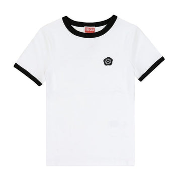 KENZO Bokeh Flower Contrast Ringer T-Shirt Damen 144646498