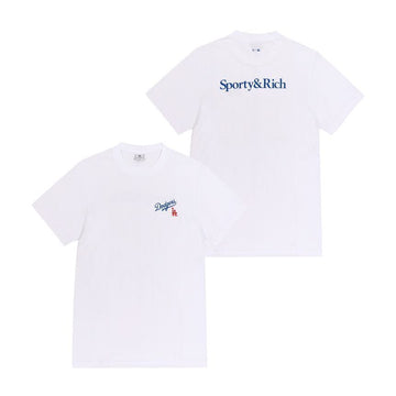 SPORTY & RICH Dodgers Serif Unisex T-Shirt 144730812