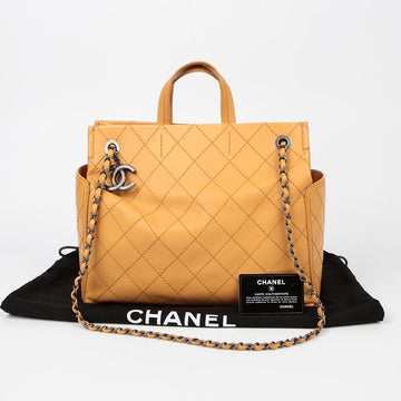 CHANEL A94232 ワイルドステッチ カンボン トート ショルダーバッグ 146932142