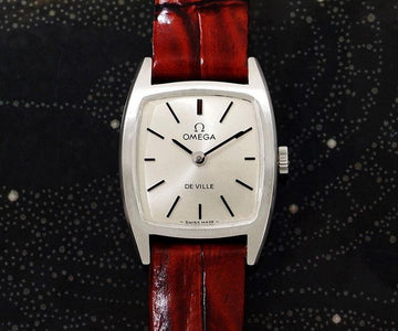 OMEGA De Ville Damen Automatikuhr mit silbernem Zifferblatt 147029473