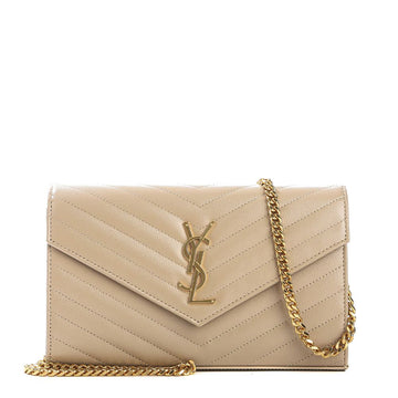 Saint Laurent 25FW Women's Gold Monogram Crossbody Bag 147030204