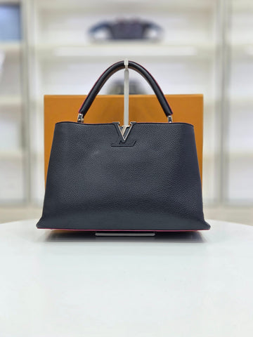 Louis Vuitton Capucines Full Grain Taurillon MM Tote Bag M94535 147078834