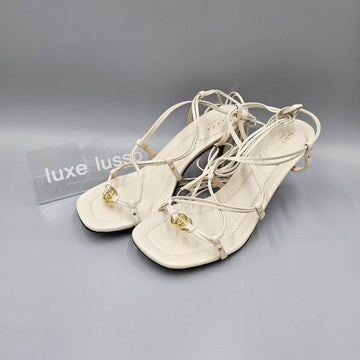 Gucci Interlocking G Strap Sandals White 738679 137846399