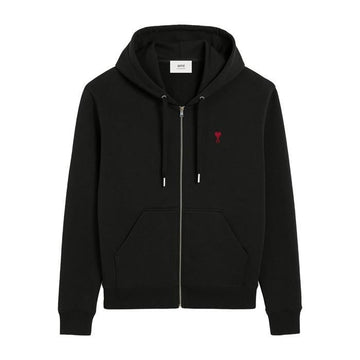 AMI Hoodie Zip-Up BFUSW435 730 001 (Unisex) 147187159