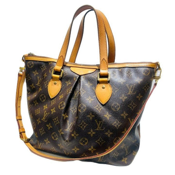 LOUIS VUITTON LV Monogram Canvas Palermo PM Tote Bag Schultertasche M40145 147187304